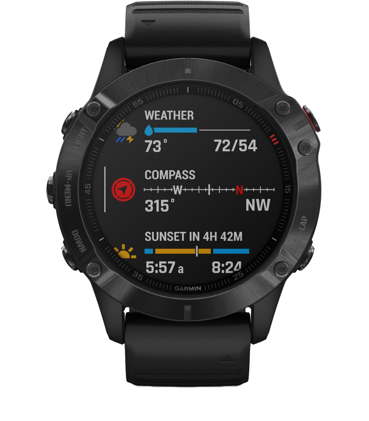 Garmin Fenix 6 Pro Schwarz - Onhe Vertrag