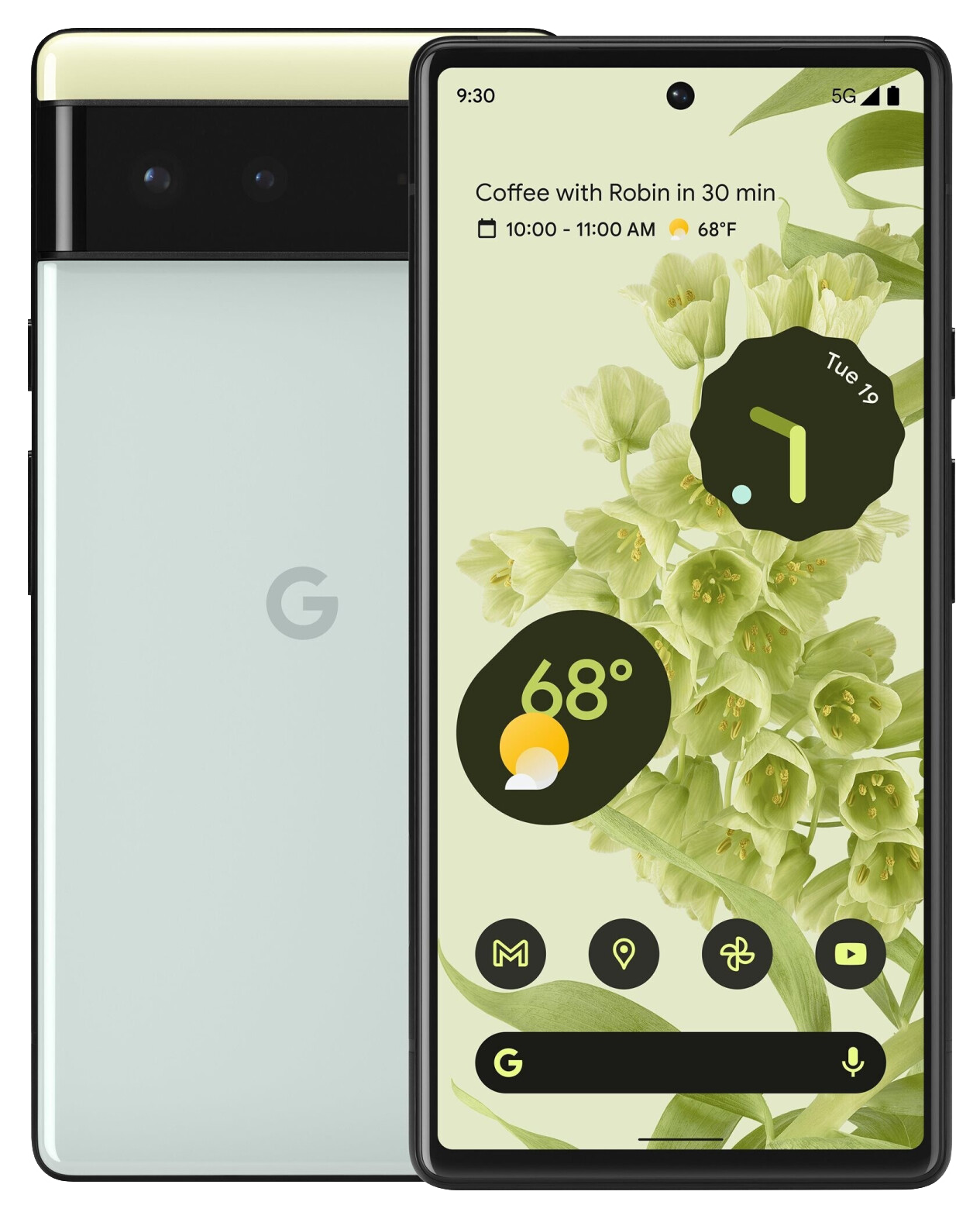 Google Pixel 6 5G Dual-SIM grün - Onhe Vertrag