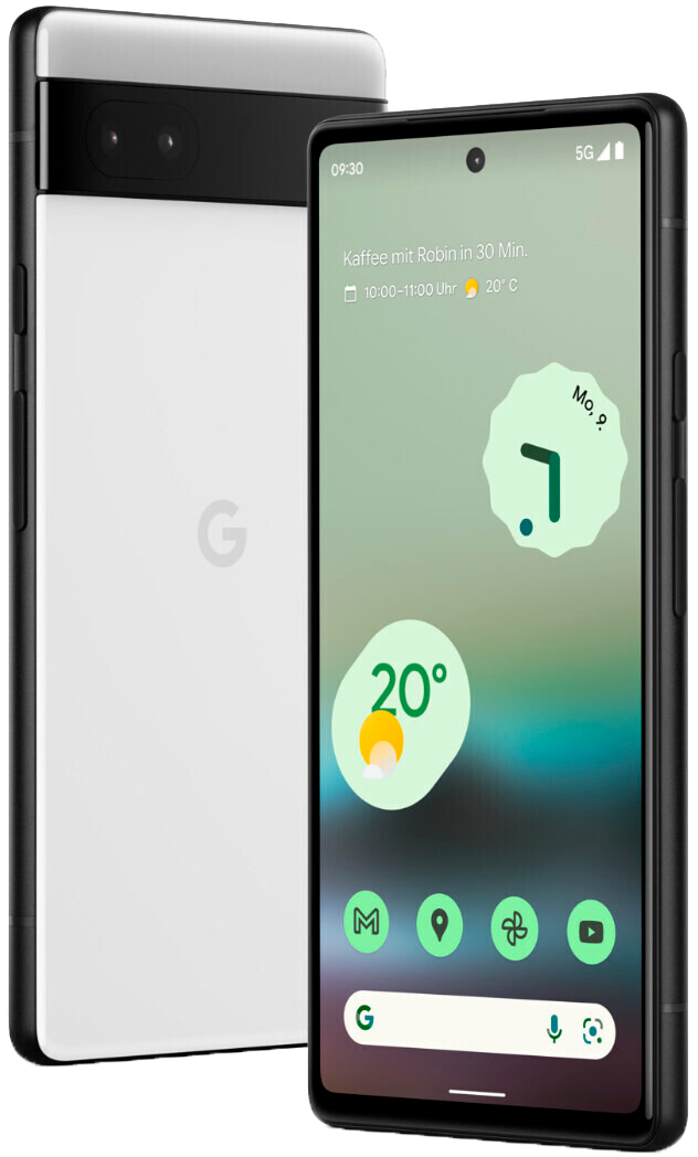 Google Pixel 6a 5G Dual-SIM weiß - Onhe Vertrag