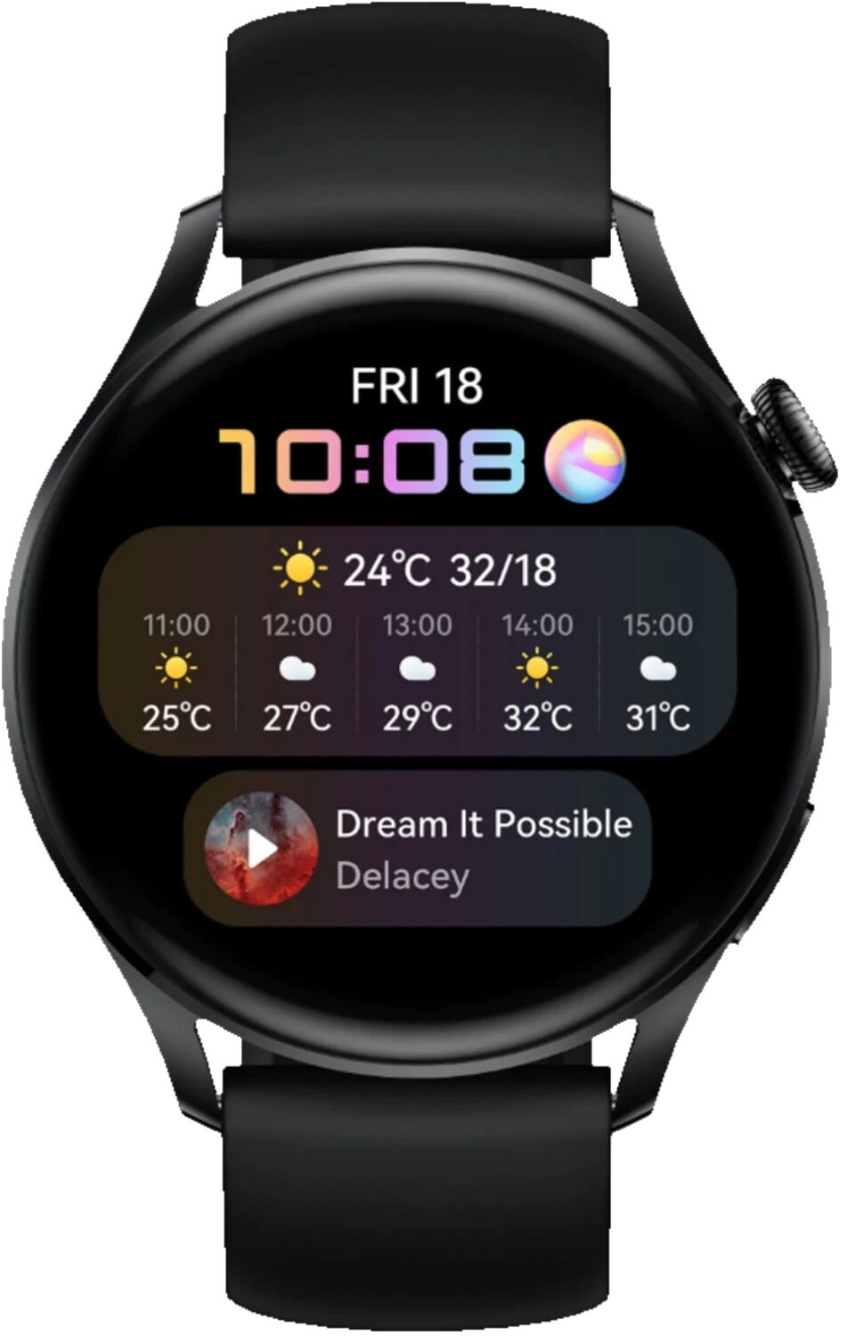 Huawei Watch 3 Active schwarz - Ohne Vertrag