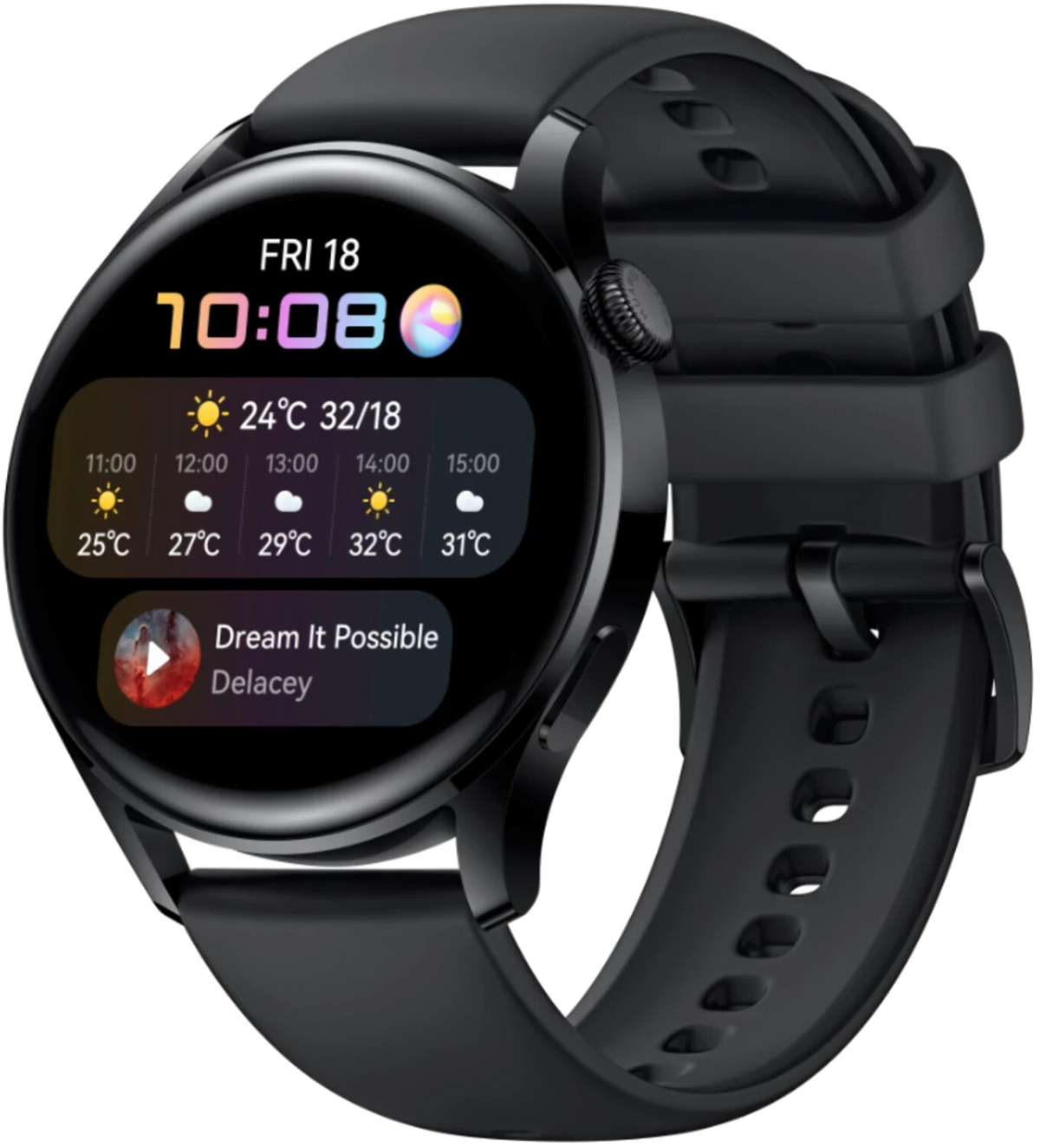 Huawei Watch 3 Active schwarz - Ohne Vertrag