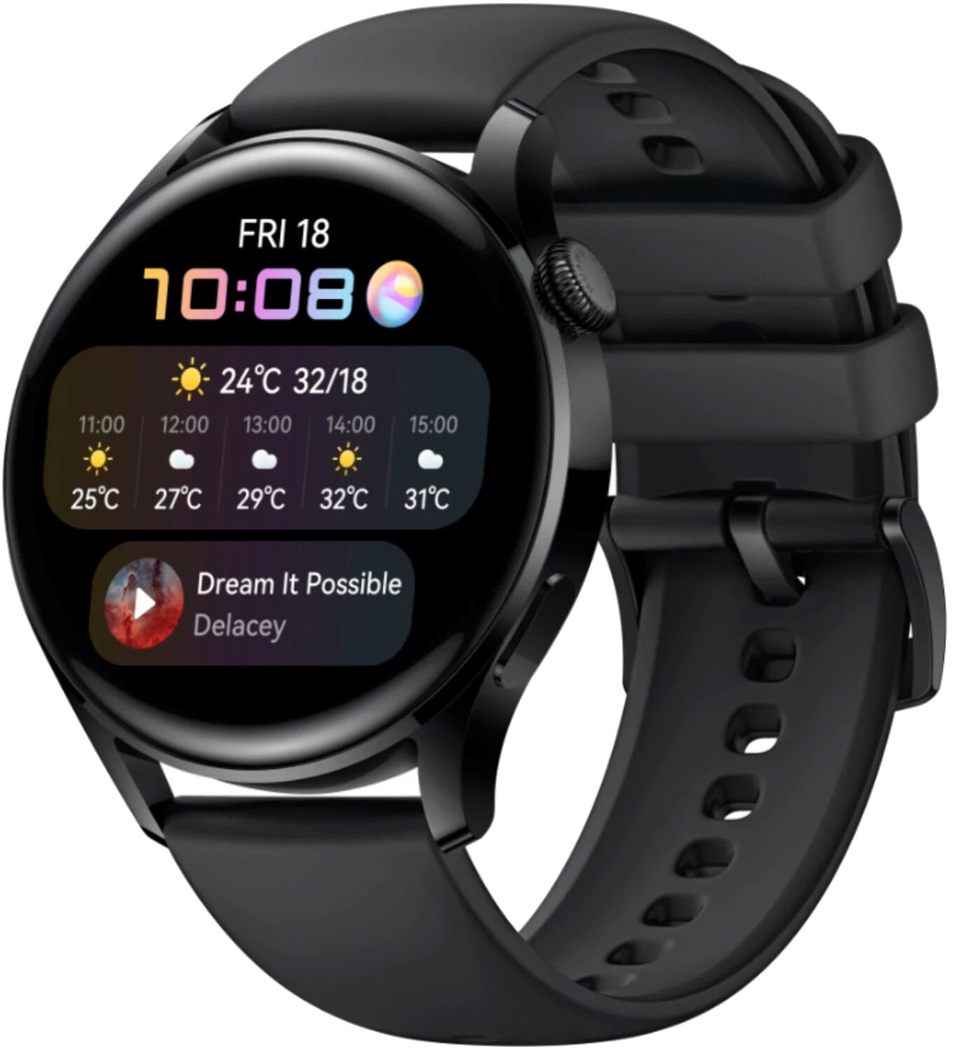 Huawei Watch 3 Active schwarz - Ohne Vertrag