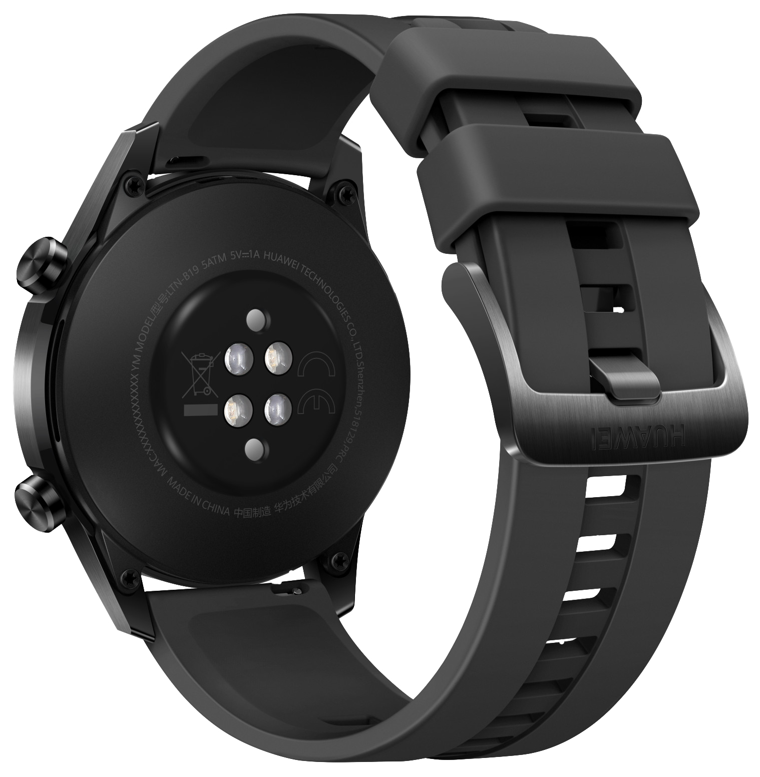 Huawei Watch GT 2 46mm Sport schwarz - Ohne Vertrag