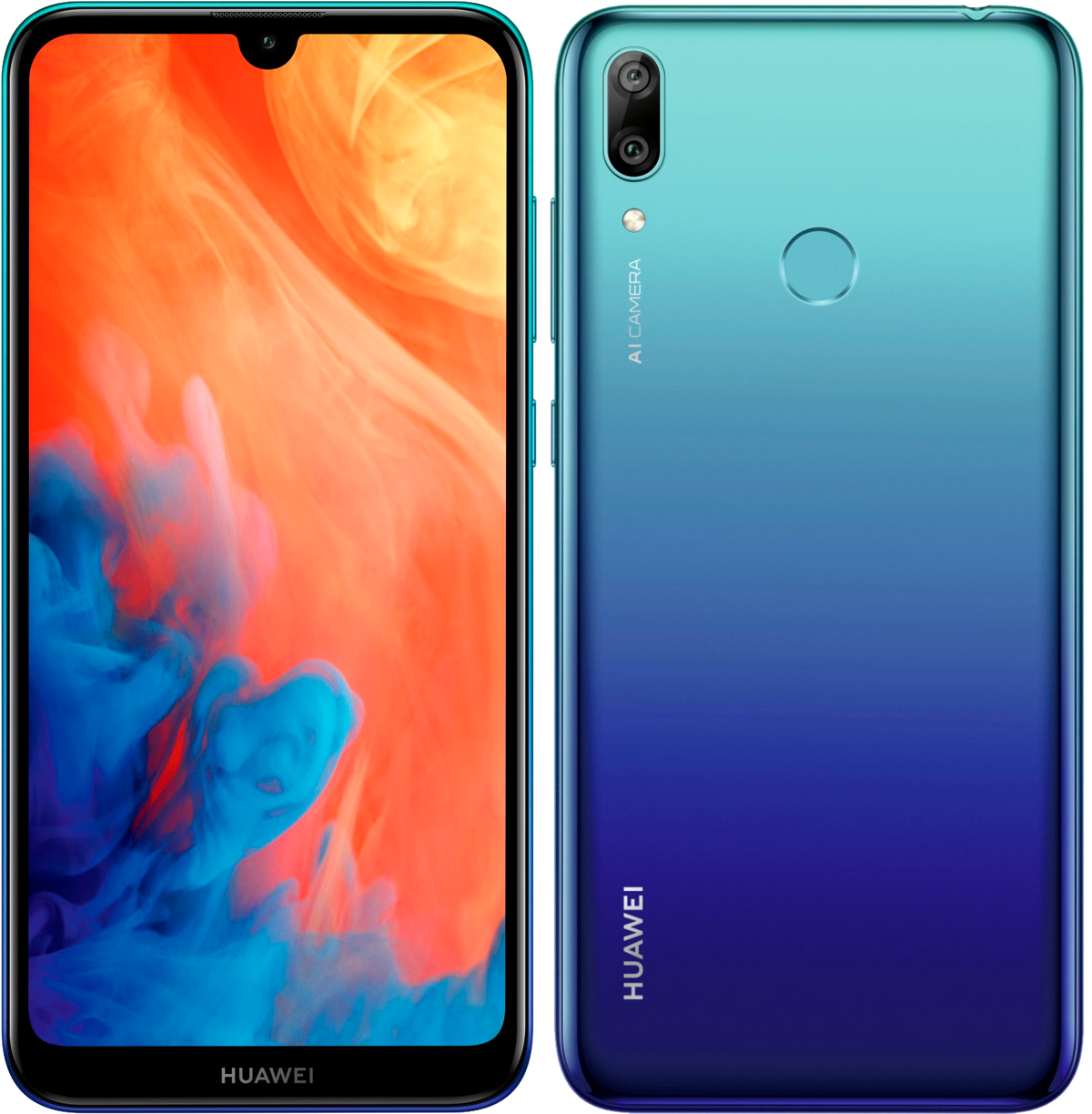 Huawei Y7 (2019) blau - Ohne Vertrag