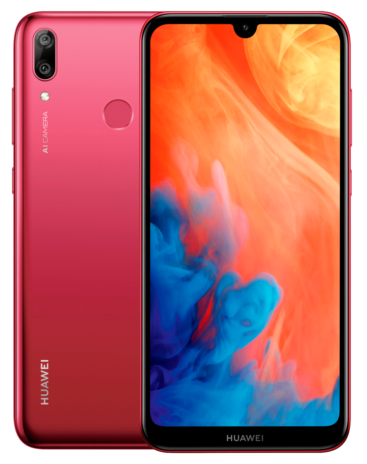 Huawei Y7 (2019) Dual-SIM rot - Ohne Vertrag