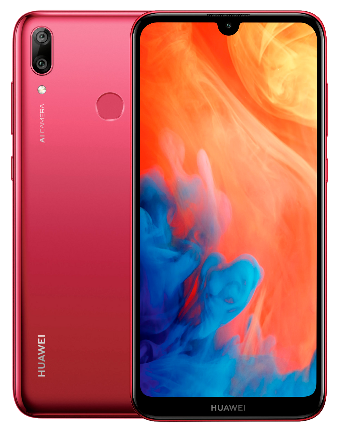 Huawei Y7 (2019) Dual-SIM rot - Ohne Vertrag