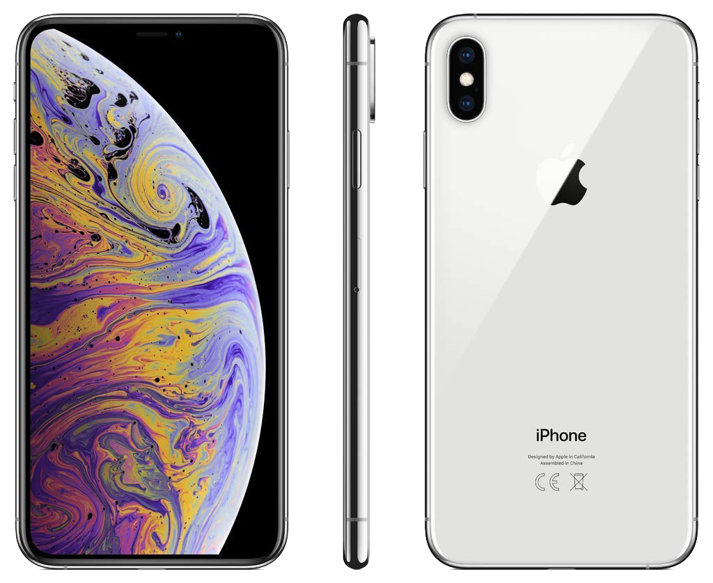 Apple iPhone Xs MAX silber - Ohne Vertrag