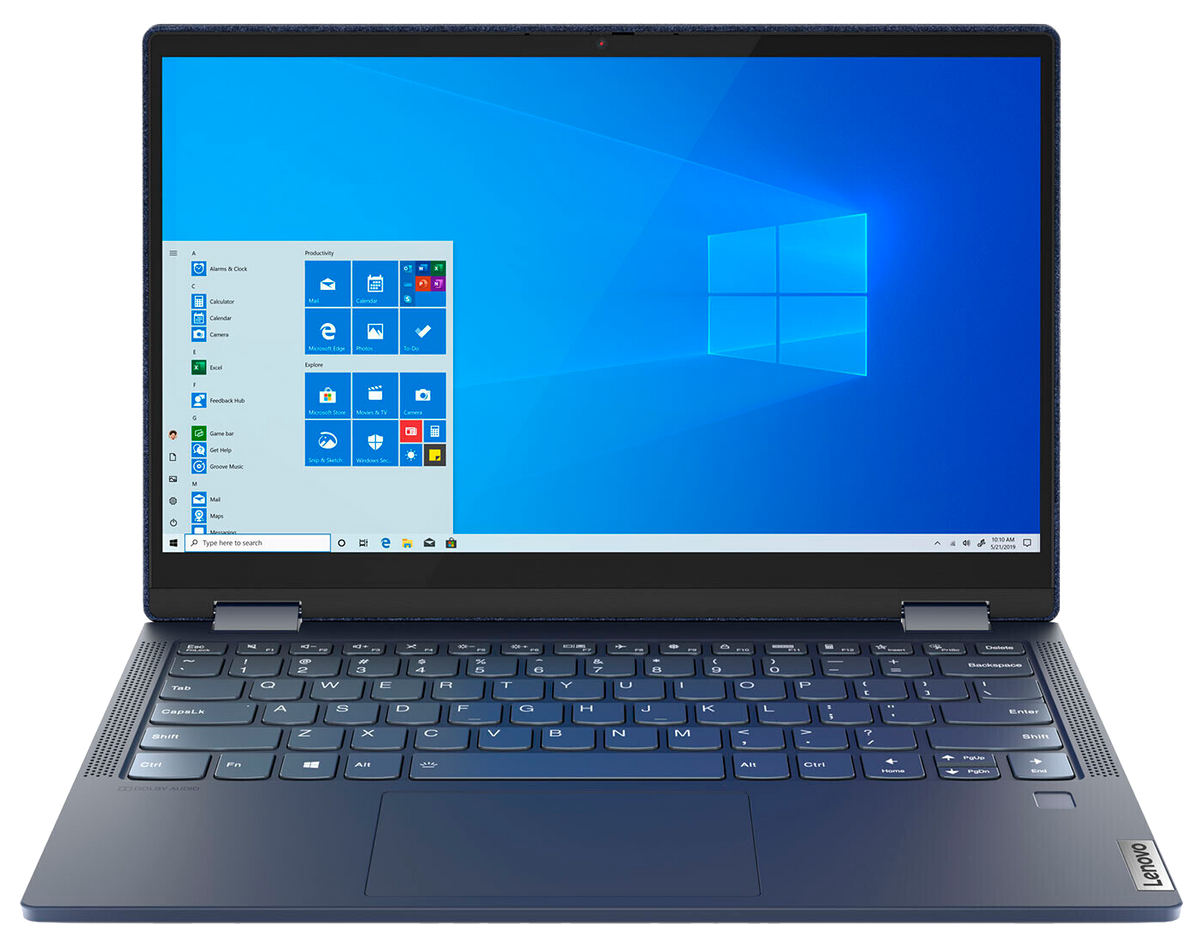 Lenovo Yoga 6 13.3' Ryzen 5 5500U 8 GB RAM 512 GB SSD W10H schweizer QWERTZ Tastatur Blau - Ohne Vertrag