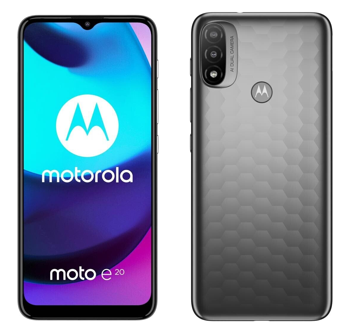 Motorola Moto E20 Dual-SIM grau - Onhe Vertrag