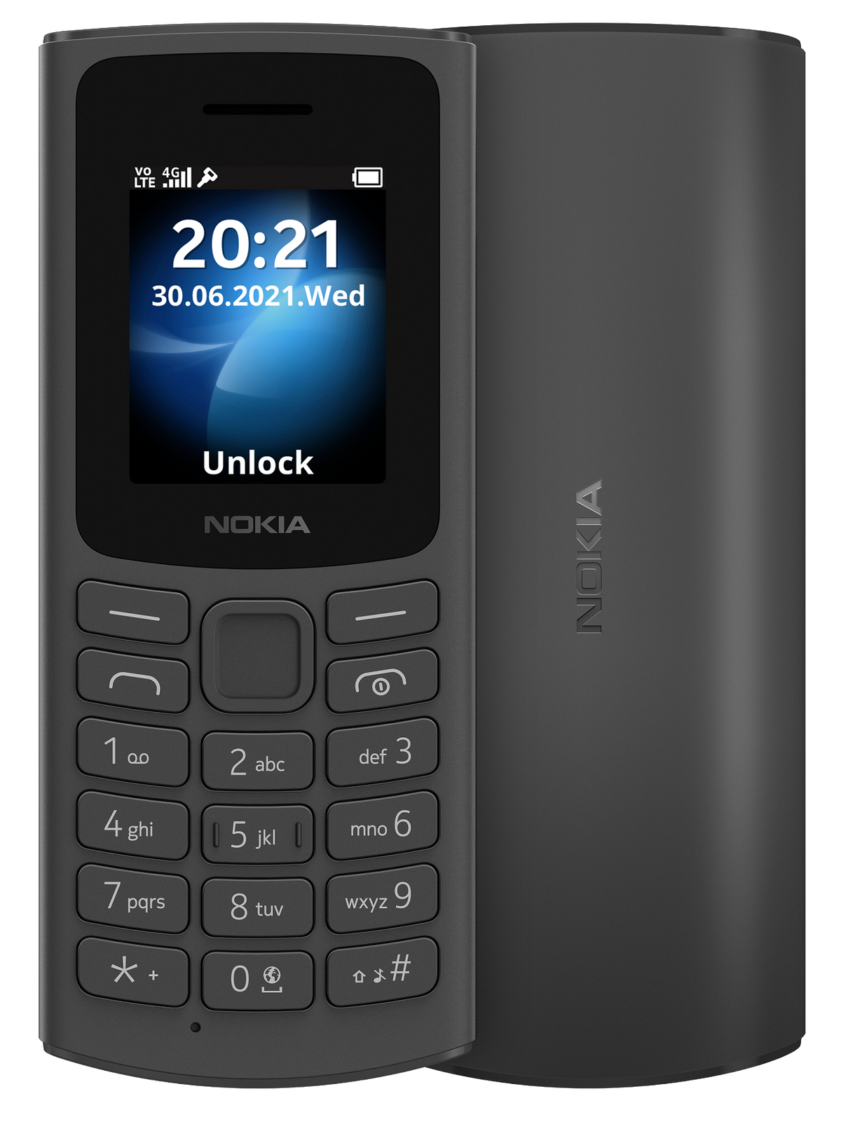 Nokia 105 4G Dual-SIM schwarz - Onhe Vertrag