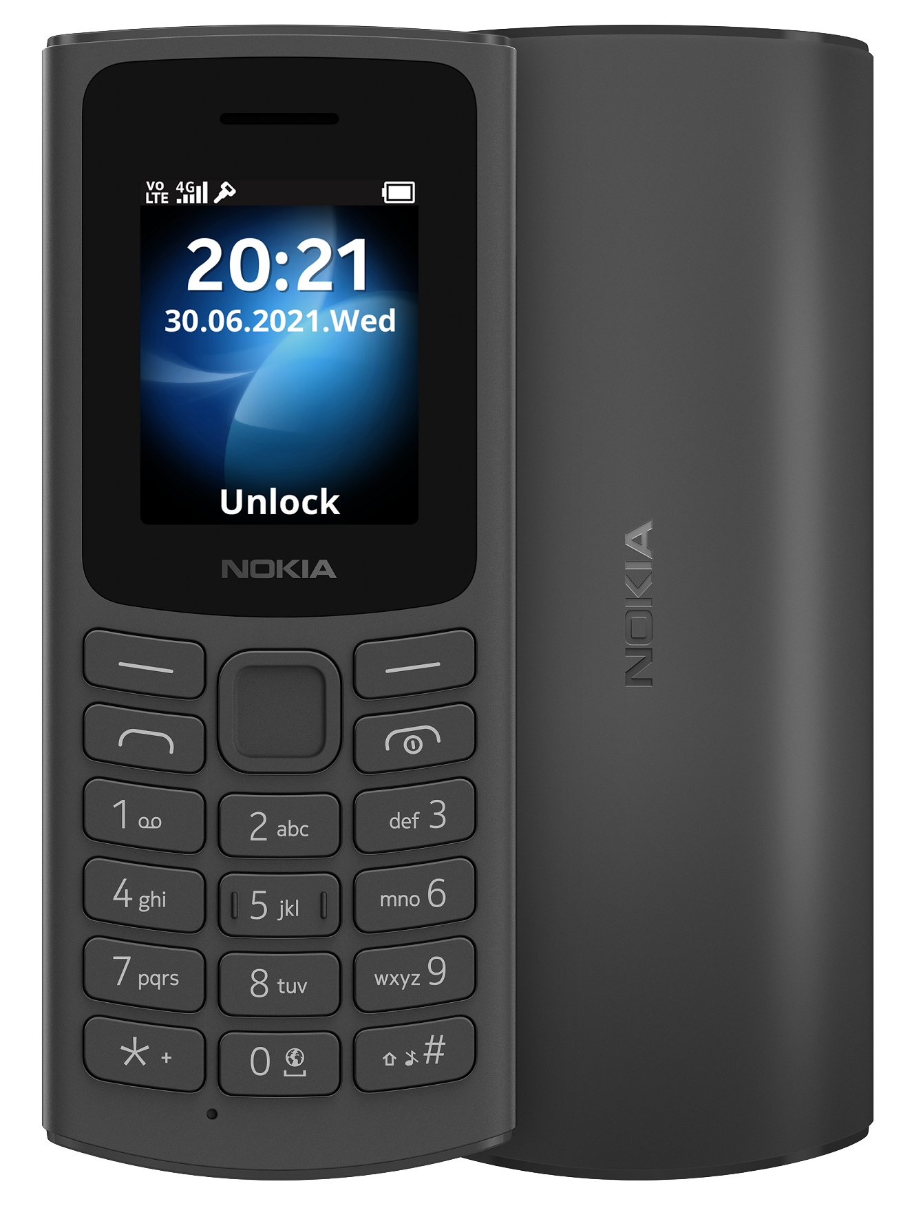 Nokia 105 4G Dual-SIM schwarz - Onhe Vertrag