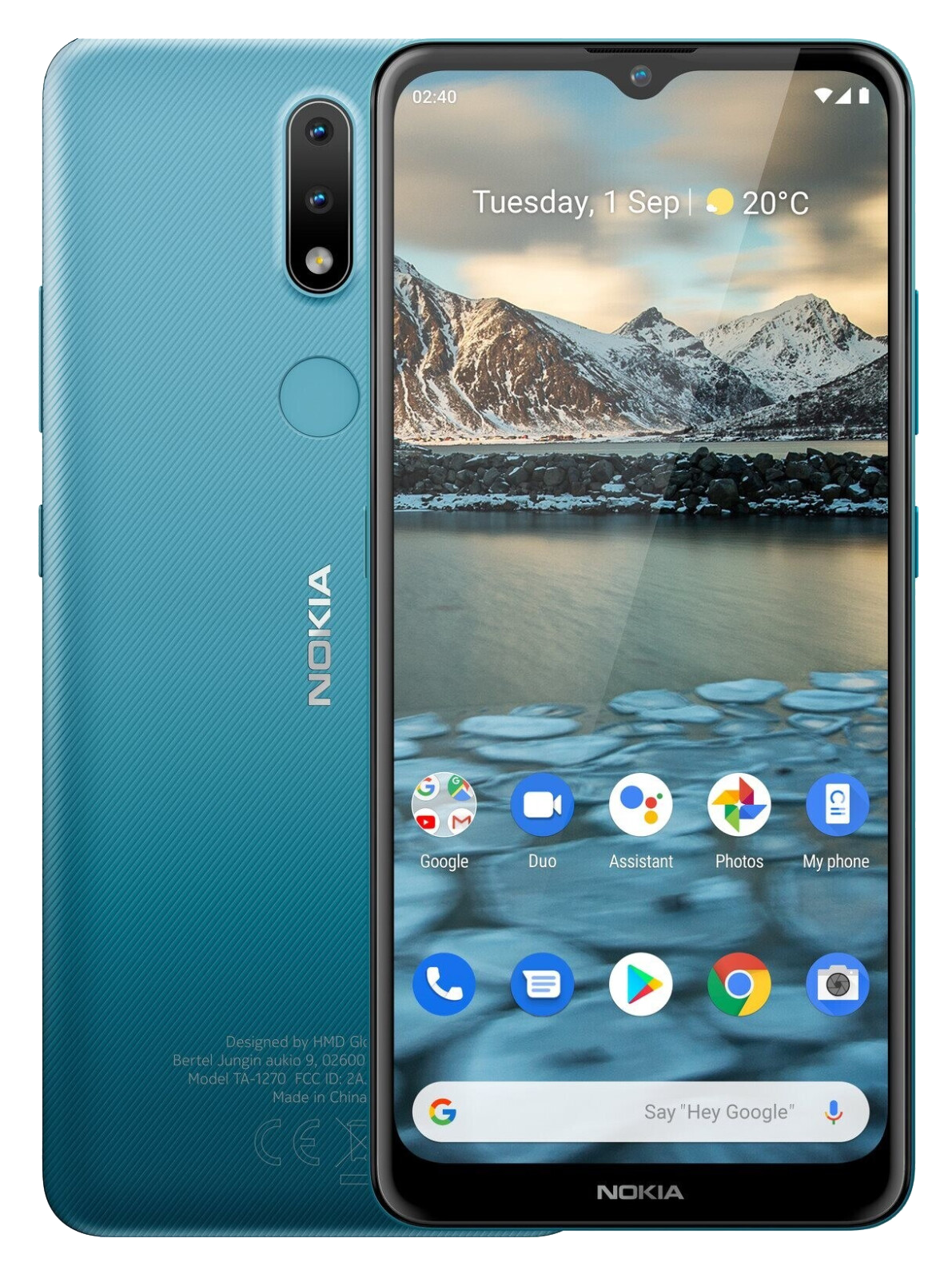 Nokia 2.4 Dual-SIM blau - Ohne Vertrag