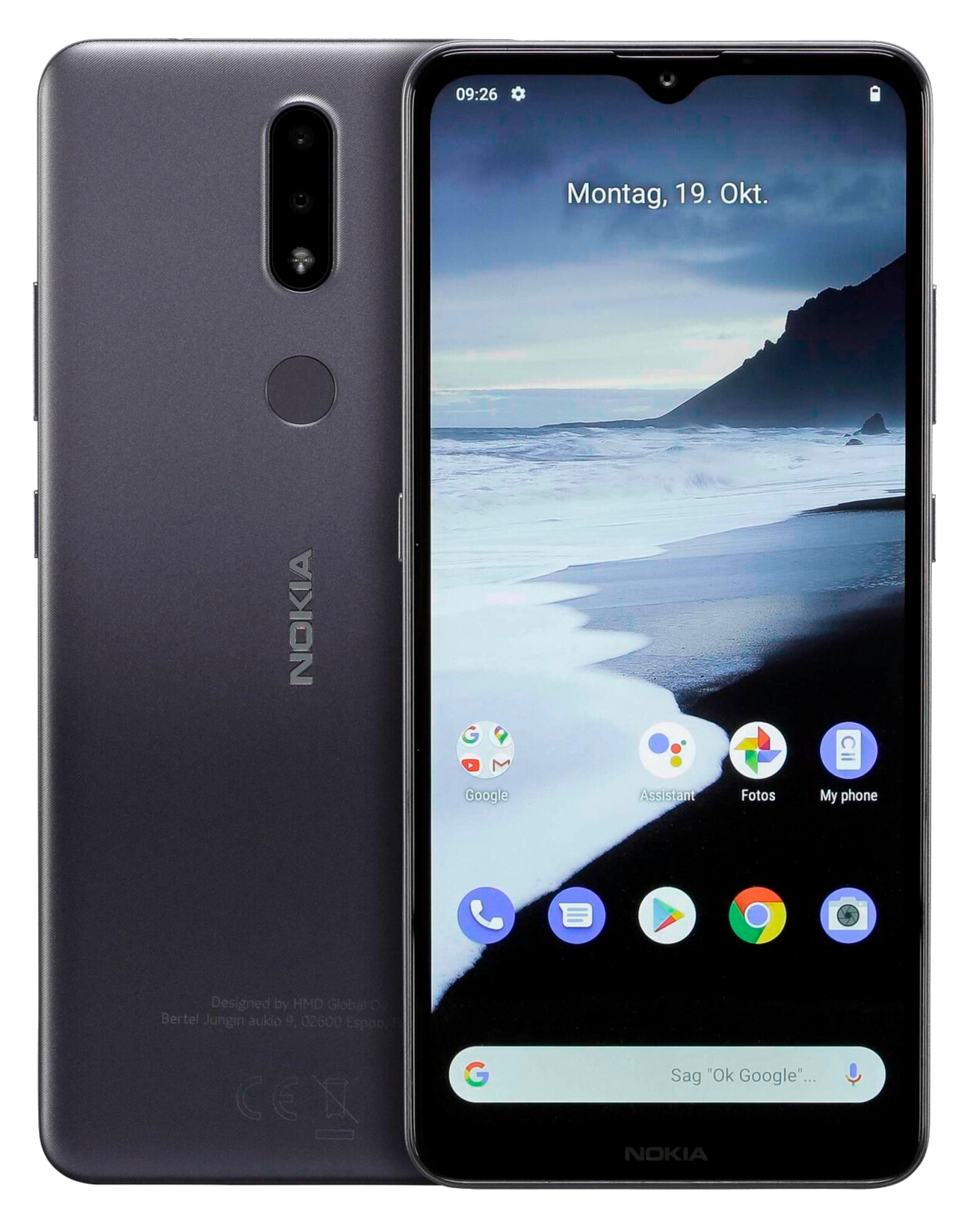 Nokia 2.4 Dual-SIM grau - Ohne Vertrag