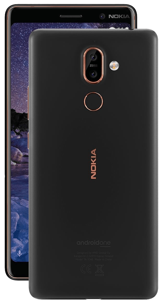 Nokia 7 Plus Dual-SIM schwarz - Ohne Vertrag