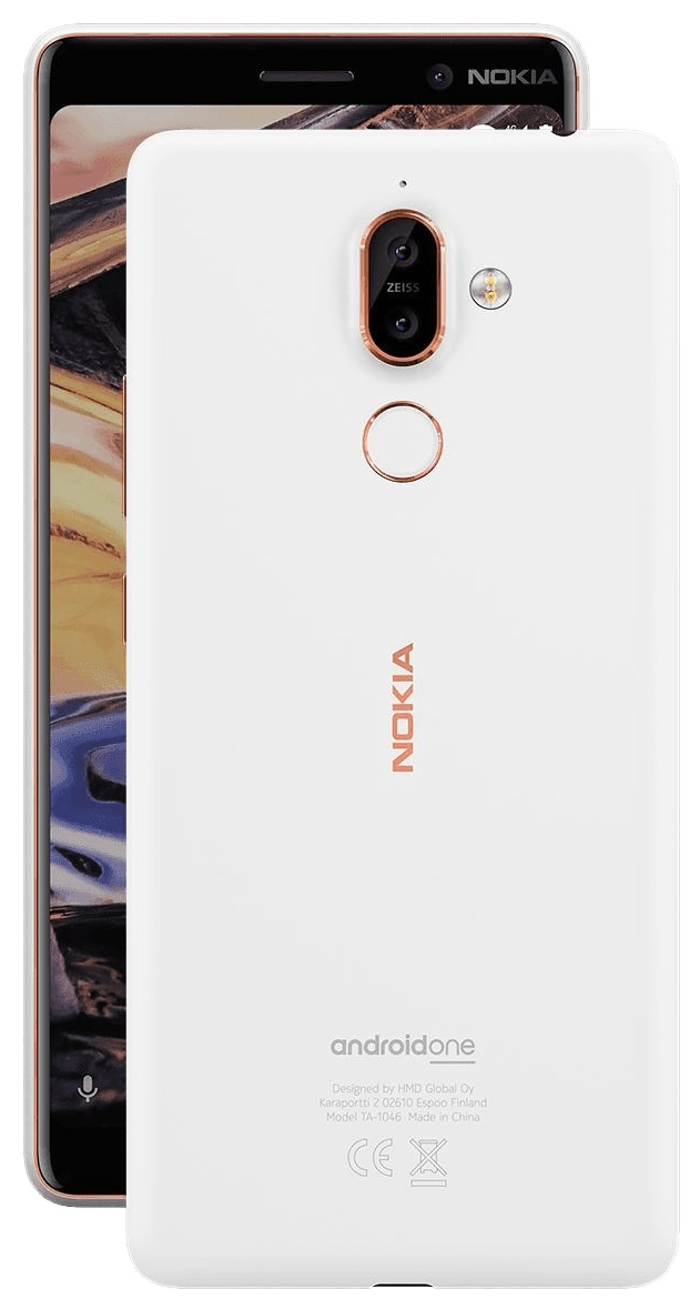 Nokia 7 Plus Dual-SIM weiß - Ohne Vertrag