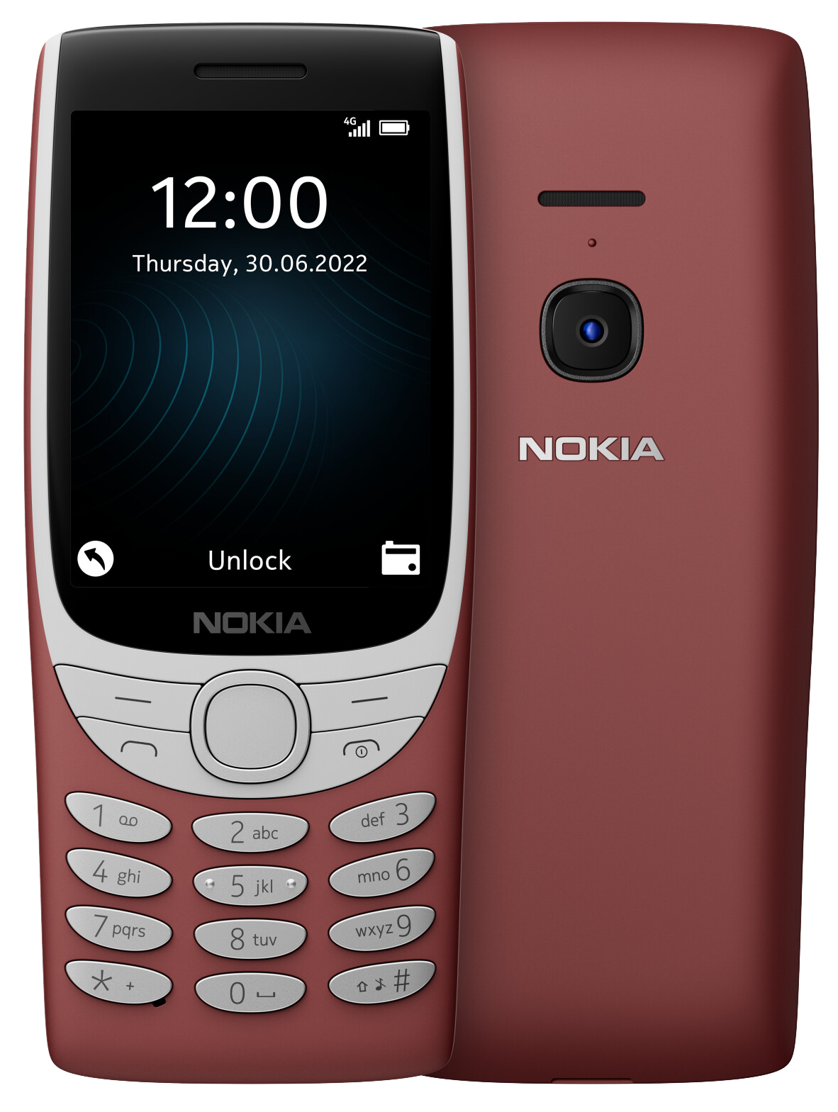 Nokia 8210 4G rot - Ohne Vertrag