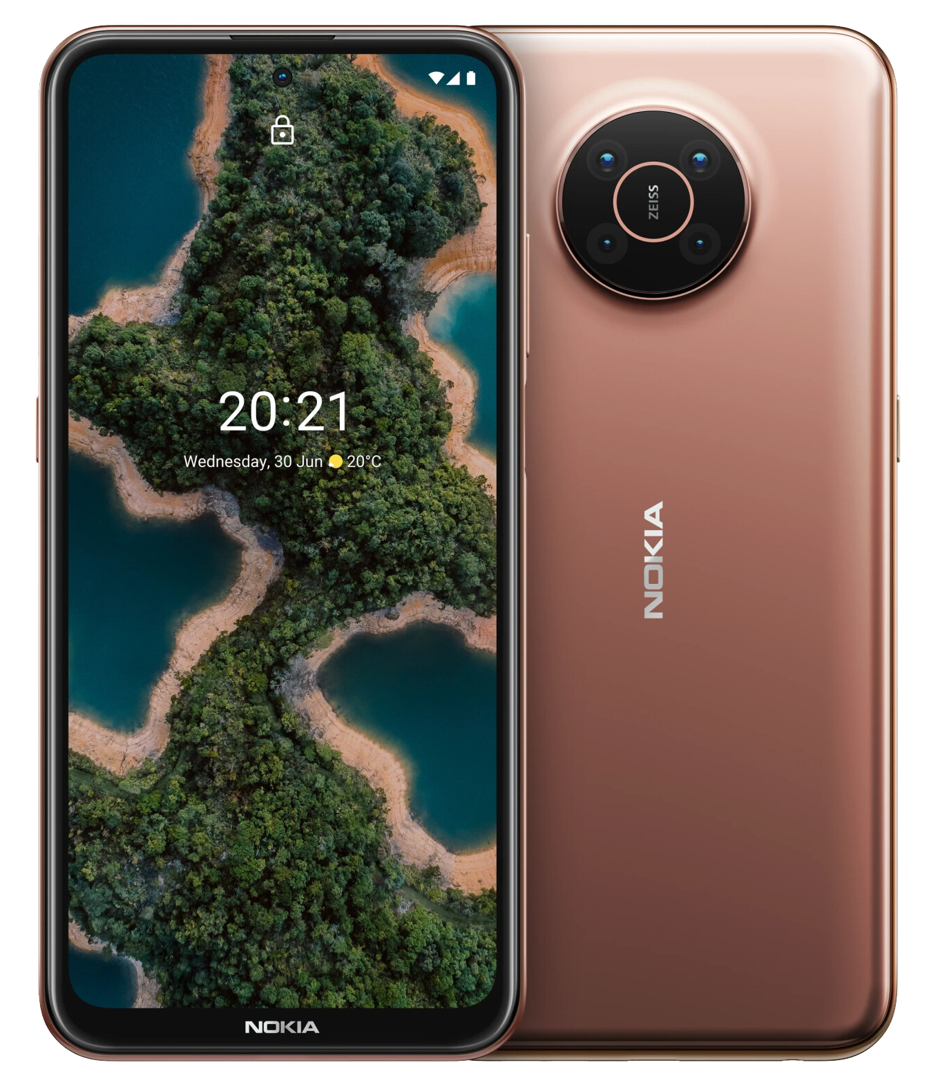 Nokia X20 Dual-SIM braun - Ohne Vertrag