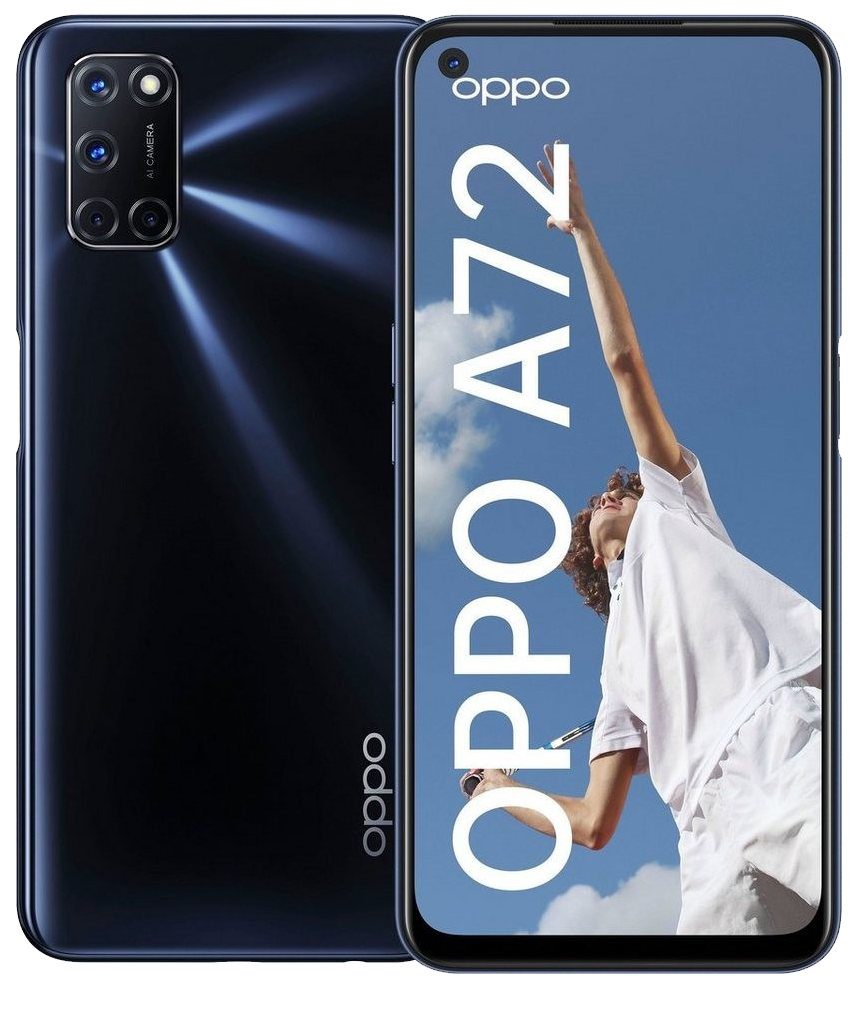 Oppo A72 Dual-SIM schwarz - Ohne Vertrag