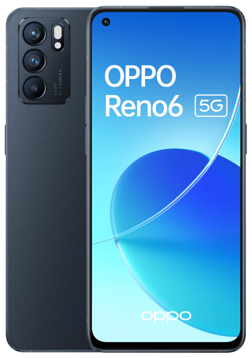 OPPO Reno 6 5G Dual-SIM schwarz - Ohne Vertrag