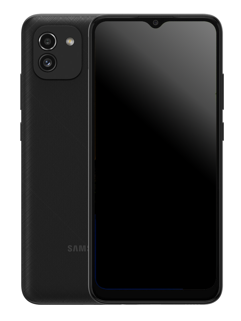 Samsung Galaxy A03 Dual-SIM schwarz - Onhe Vertrag