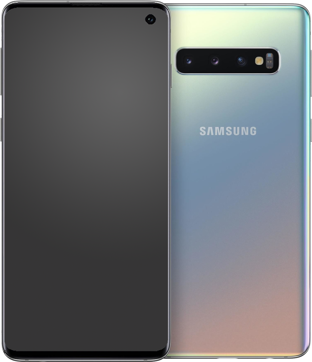 Samsung Galaxy S10 Dual-SIM silber - Ohne Vertrag