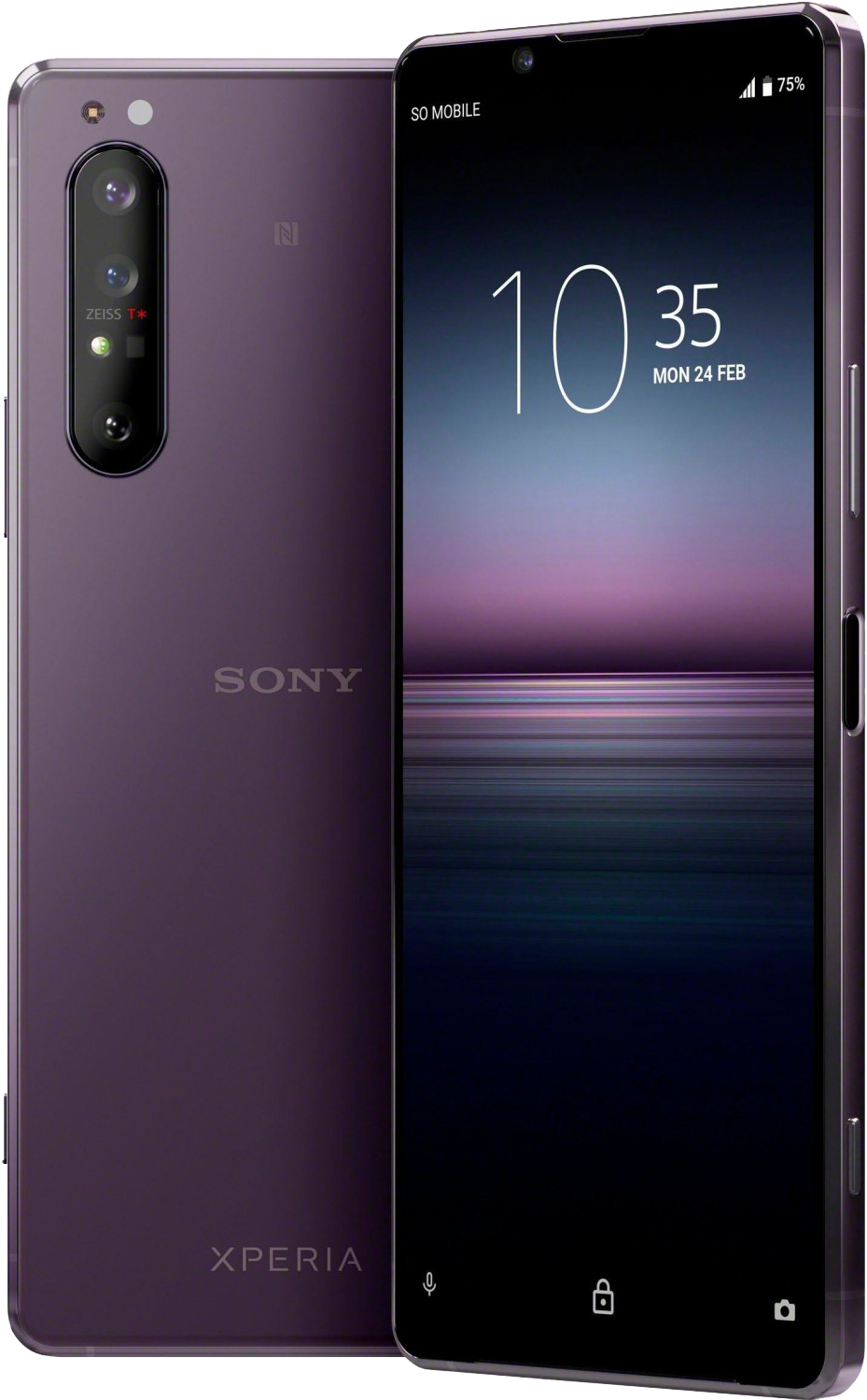Sony Xperia 1 II 5G Single-SIM lila - Ohne Vertrag