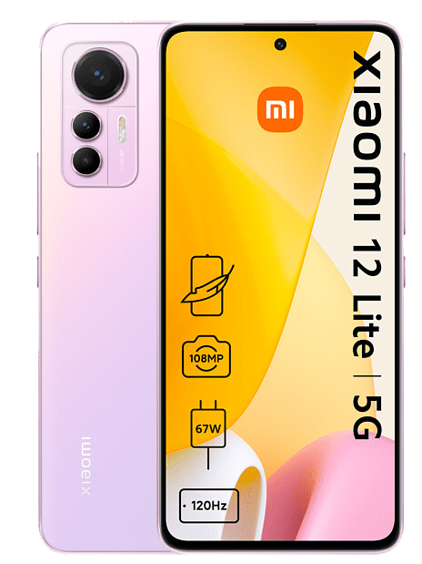 Xiaomi 12 Lite 5G Dual-SIM pink - Ohne Vertrag 