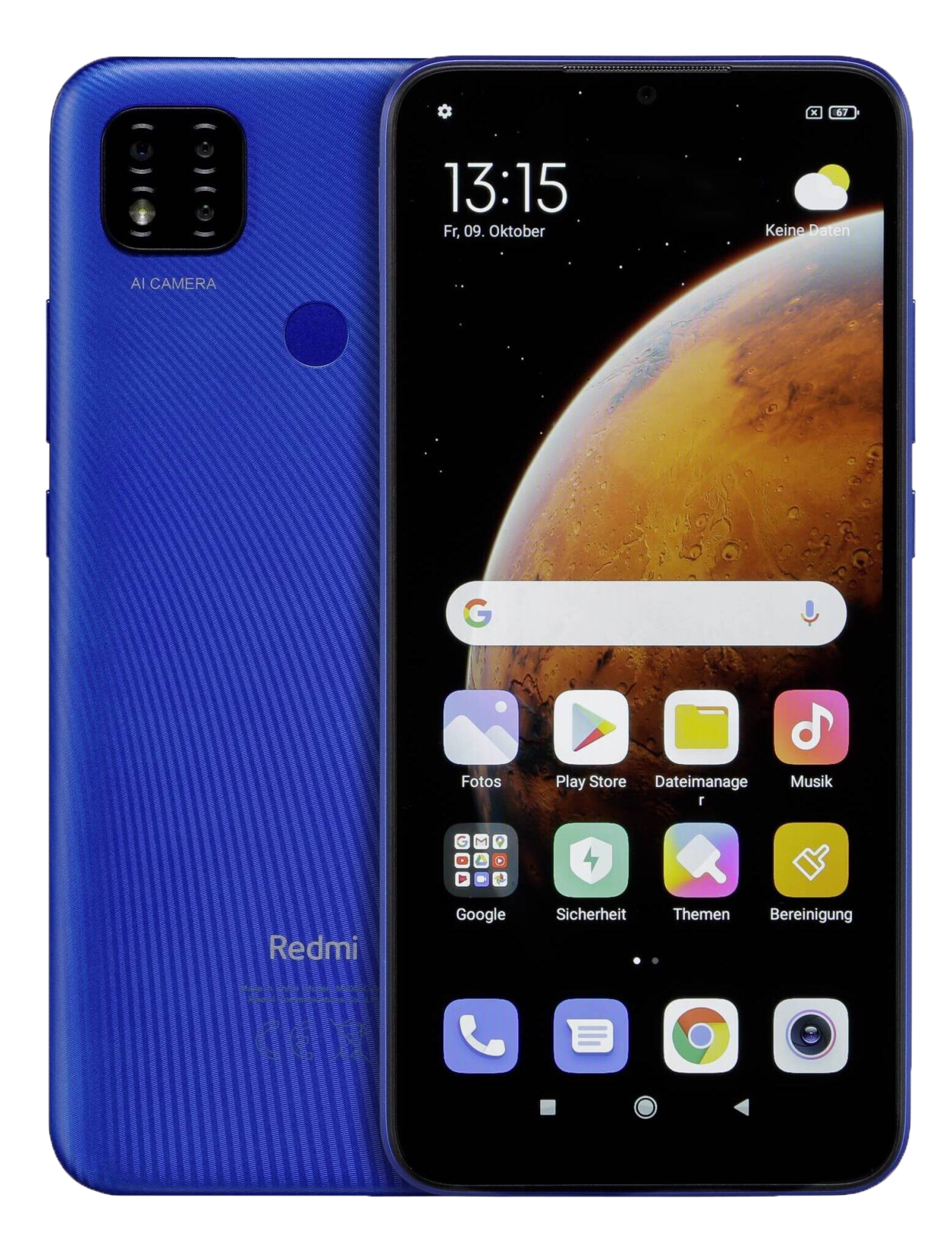 Xiaomi Redmi 9C Dual-SIM blau - Ohne Vertrag