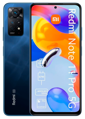 Xiaomi Redmi Note 11 Pro 5G Dual-SIM blau - Ohne Vertrag